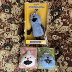 セブンイレブン限定★パペットスンスンぬいぐるみキーホルダーぬいぐるみバッジセット