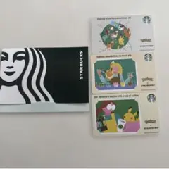 スターバックスカード ポケモン 3枚セット【即日発送】