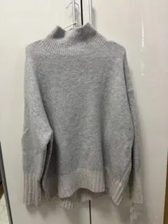 Bou Jeloud グレー ニットセーター フリーサイズのサムネイル