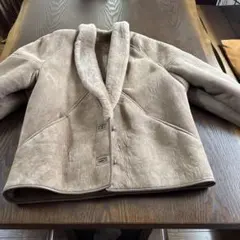 美品　カンタベリー　リアルムートンジャケット　ユニセックス　羊革