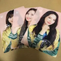 ◆③ NiziU hmv 特典　クリアカード　アヤカ　マユカ　ミイヒ