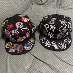 マ*リ様 NEW ERA NBA MLB フルワッペンスナップバックキャップセッ マ*リ様 NEW ERA NBA MLB フルワッペンスナップバックキャップセッ