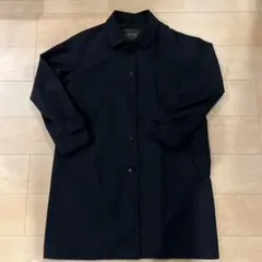 NANO UNIVERSE ネイビー ステンカラーコート