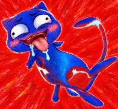 ミュウ　僕の妹のミュウが描いた絵 売上金は募金させていただきます。