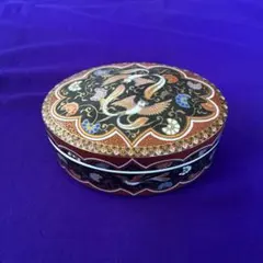 其泉　花鳥模様 蓋付き鉢　賞美堂