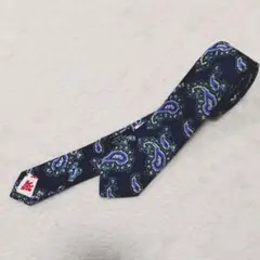 【極美品】giraffe ネクタイ ナロータイ 超希少品 ドット調 ペイズリー