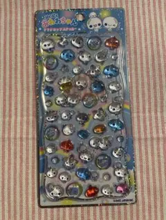 ① あわわちゃん　プチドロップステッカー　2点セット