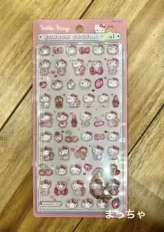 正規品　ハローキティ　ピンク　ボンボンドロップシール　ミニ サンリオ