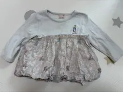 プティマイン　80cm ピーターラビット　バルーン長袖トップス