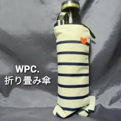 Wpc. 折りたたみ傘 ボーダー柄 収納ケース付きのサムネイル