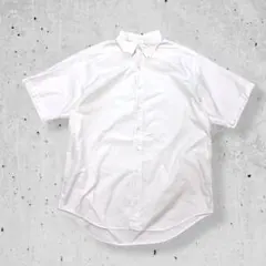 美品ブルックスブラザーズ半袖シャツ白ボタンダウン最高級スーピマコットンオックスLのサムネイル