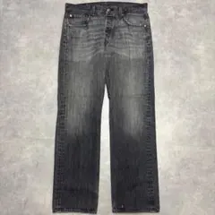 リーバイス501 Levis W33 ブラックデニム 黒 古着 ヒゲ 21080 - メルカリ