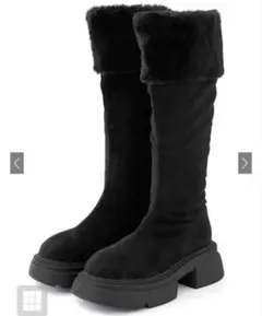 グレイル GRL ムートン厚底ロングブーツ 23.5