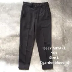 ISSEY MIYAKE 90s ストレッチ スラックス ブラウン サイズLのサムネイル