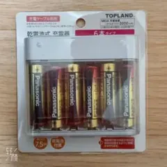 미개봉 TOPLAND 건전지식 충전기 6개 타입 SV-27 방재용