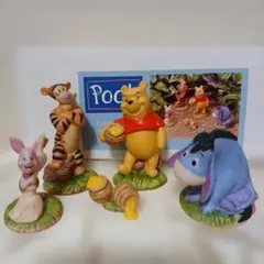 加藤工芸 未使用品！箱庭フィギュア ミニチュア ディズニー くまのプー