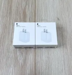 ♡ピンクマミー♡様専用　Apple 純正20W USB-C 電源アダプタ×2個