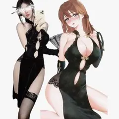 セクシーチャイナドレス コスプレ
