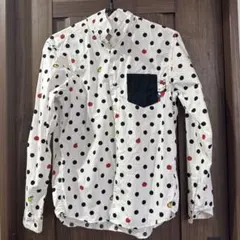 ユニセックス コラボシャツ/ハローキティドットパターン(サンリオキャラクターズ)