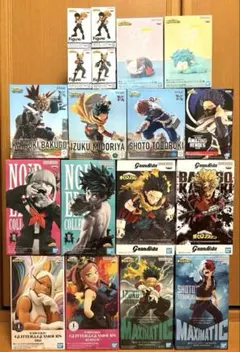 【16点セット】僕のヒーローアカデミア フィギュア まとめ売り デク 爆豪 トガ 16点セット】僕のヒーローアカデミア フィギュア まとめ売り デク 爆豪