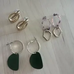 ピアスセット　3coins