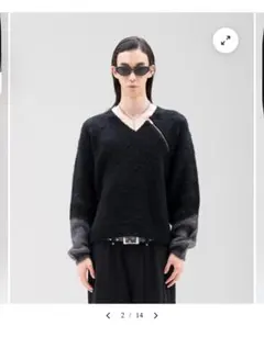 Jentlouis Zip Rib Long Sleeve Tee Lサイズ - メルカリ