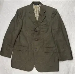 グリーン テーラードジャケット