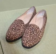 ボッテガヴェネタ レオパード ローファー ローヒールパンプス 美品