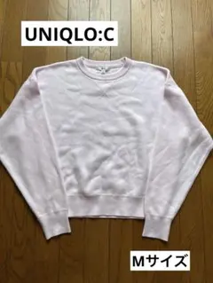 UNIQLO:C スウェットシャツ クルーネック ピンク M 綿のサムネイル