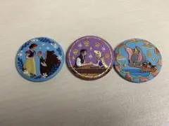 ディズニー　刺繍缶バッジ　ラプンツェル　白雪姫　ダンボ　刺繍　缶バッジ　食玩