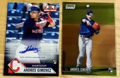 ANDRES GIMENEZ TOPPS RC AUTO TORONTO