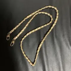 金属製ショルダーストラップ ゴールド