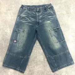 ■ Ecko エコー バギー デニム ハーフパンツ カーゴ Y2K B系 XLのサムネイル