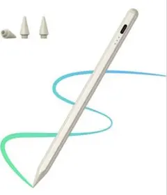 iPad用タッチペン 極細 高感度 磁気吸着 USB充電