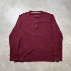 エディーバウアー　サーマル　ヘンリーネック　アメリカ古着　 XL 6410