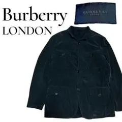 Burberry バーバリー ダークグレー L相当 コーデュロイ テーラード