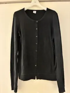 美品　プチバトー　コットンカーディガン　ブラック