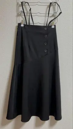 取り外し可能アジャスター付きロングタイトスカート