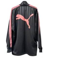 【19】PUMAプーマ　ピンク ライン　S-Mプージャー　トラックジャケット