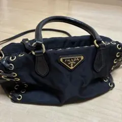 PRADA ブラック ショルダーバッグ　袋付き