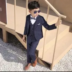 110cm フォーマル　スーツ　3ピース