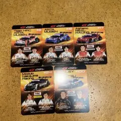 SUPER GT 鈴鹿ドライバーズカードフルコンプ SUPER GT 鈴鹿サーキット ドライバーズカード 5枚セット - メルカリ