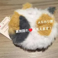 ②バッグチャームポーチ　ネコ型　CHARM POUCH 猫デザイン ポーチ