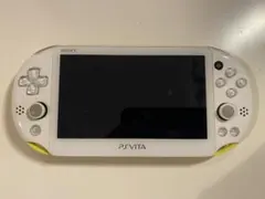 PS Vita ホワイト/イエロー 本体 専用ケース付き