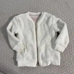 ラルフローレン　ホワイト フリースジャケット