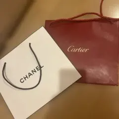 CHANEL & Cartier ショッピングバッグ　2枚セット