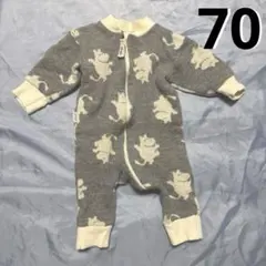 【70サイズ】ムーミン　カバーオール/ロンパース