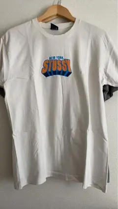 old stussyニューヨークロゴ Tシャツ90s 紺タグ USA製
