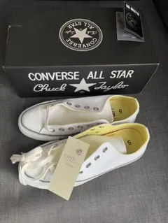 新品 converse×earth コラボスニーカーALLSTAR100 白