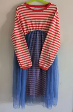 新品MARKEY'S HOGAN ストライプ長袖ドレス